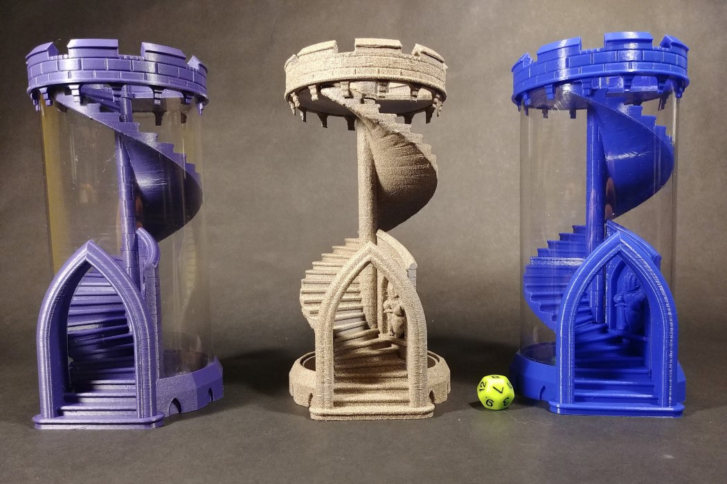 3d，Model，Roll dice，Acrylic pipe，Pink，blue，Toys，