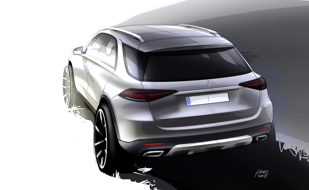 gules，Merces-Benz，GLE，two thousand and twenty，Mercedes ，Model，sketch，