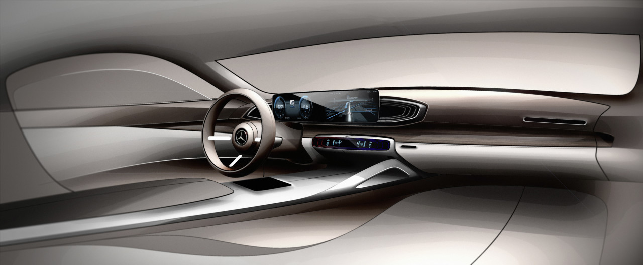 gules，Merces-Benz，GLE，two thousand and twenty，Mercedes ，Model，sketch，