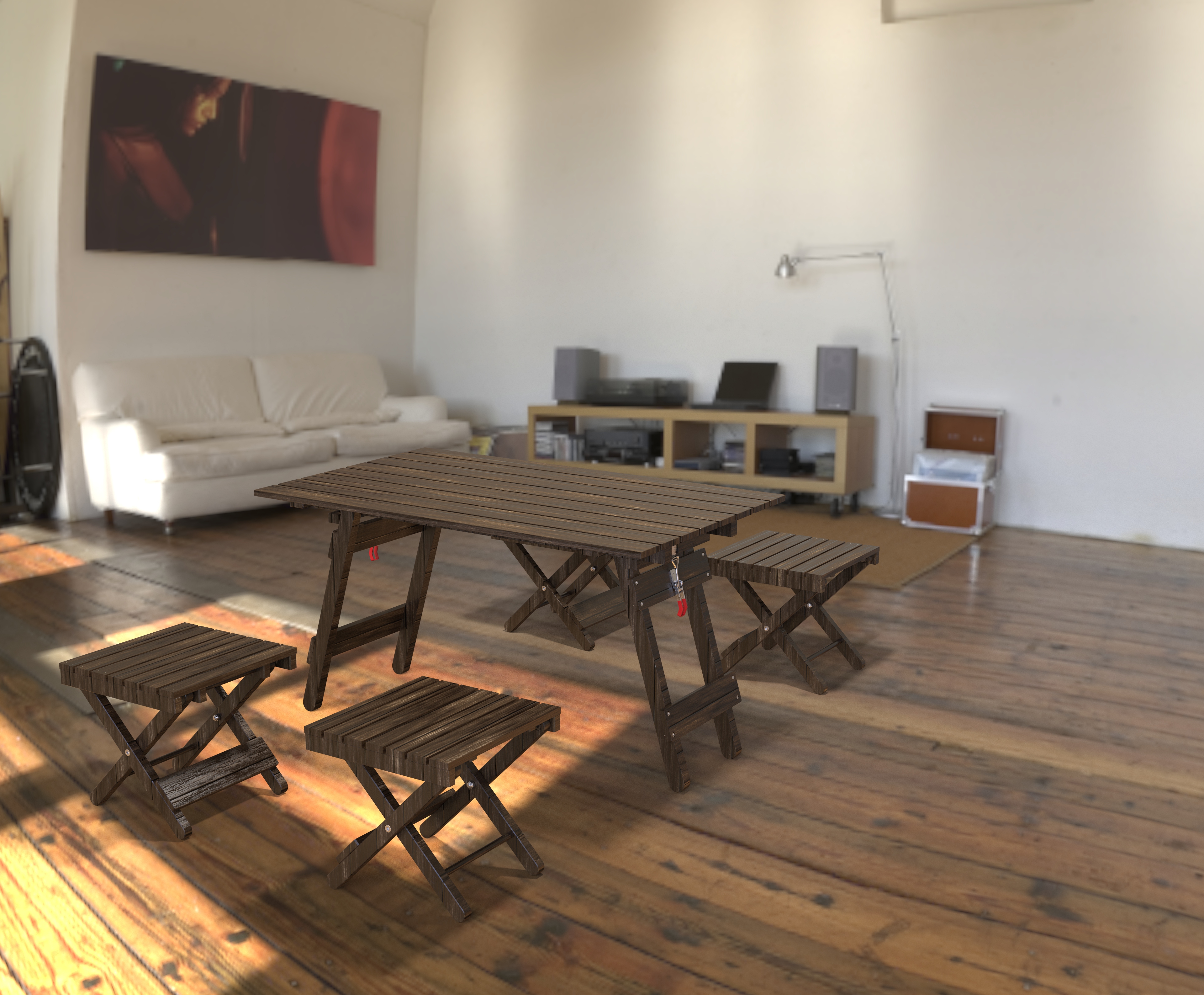 woodiness，fold，furniture，