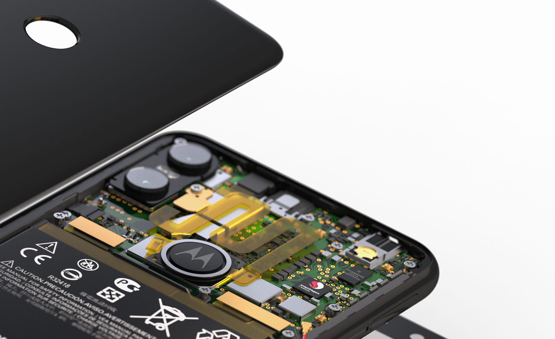 Motorola One，mobile phone，Digital，product design，