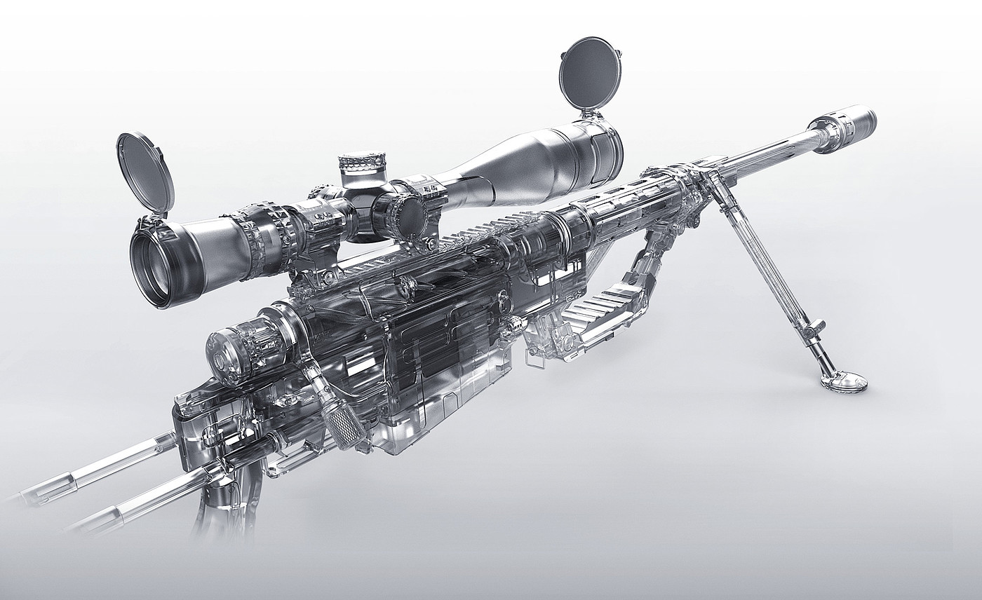 arms，conceptual design，Sniper rifle，CheyTac M200，