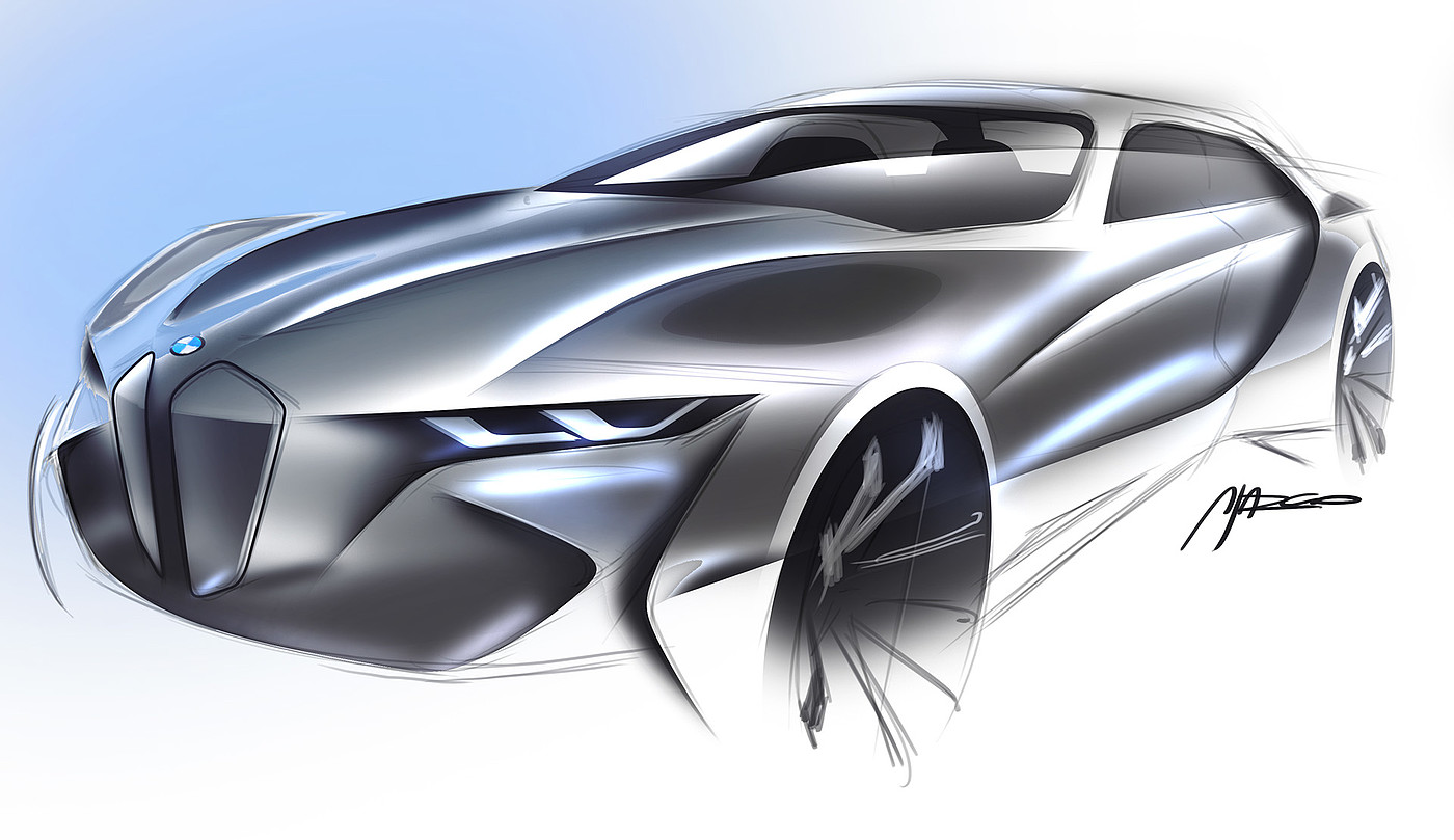 industrial design，product design，vehicle，Hand drawn car，