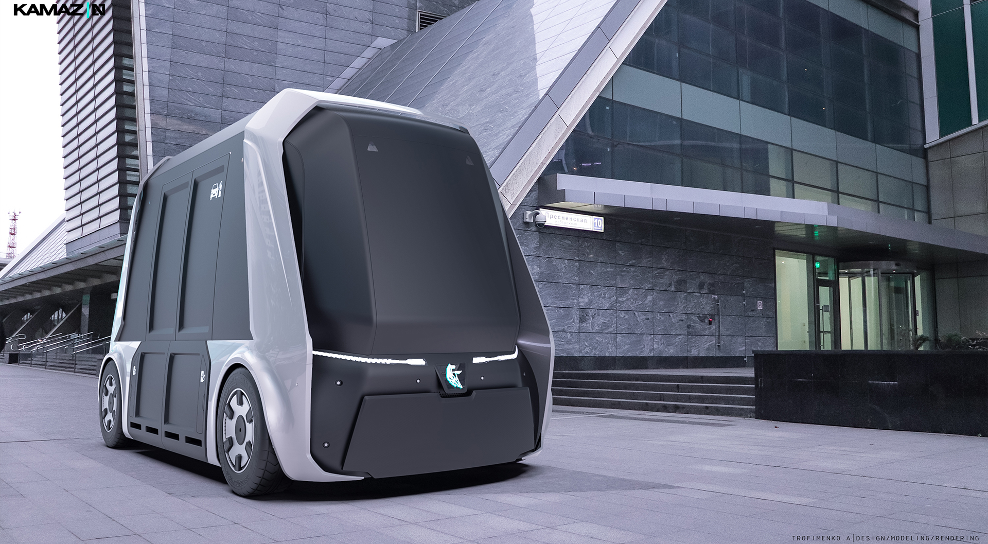 KAMAZ N.M.C，Automatic driving，truck，vehicle，conceptual design，