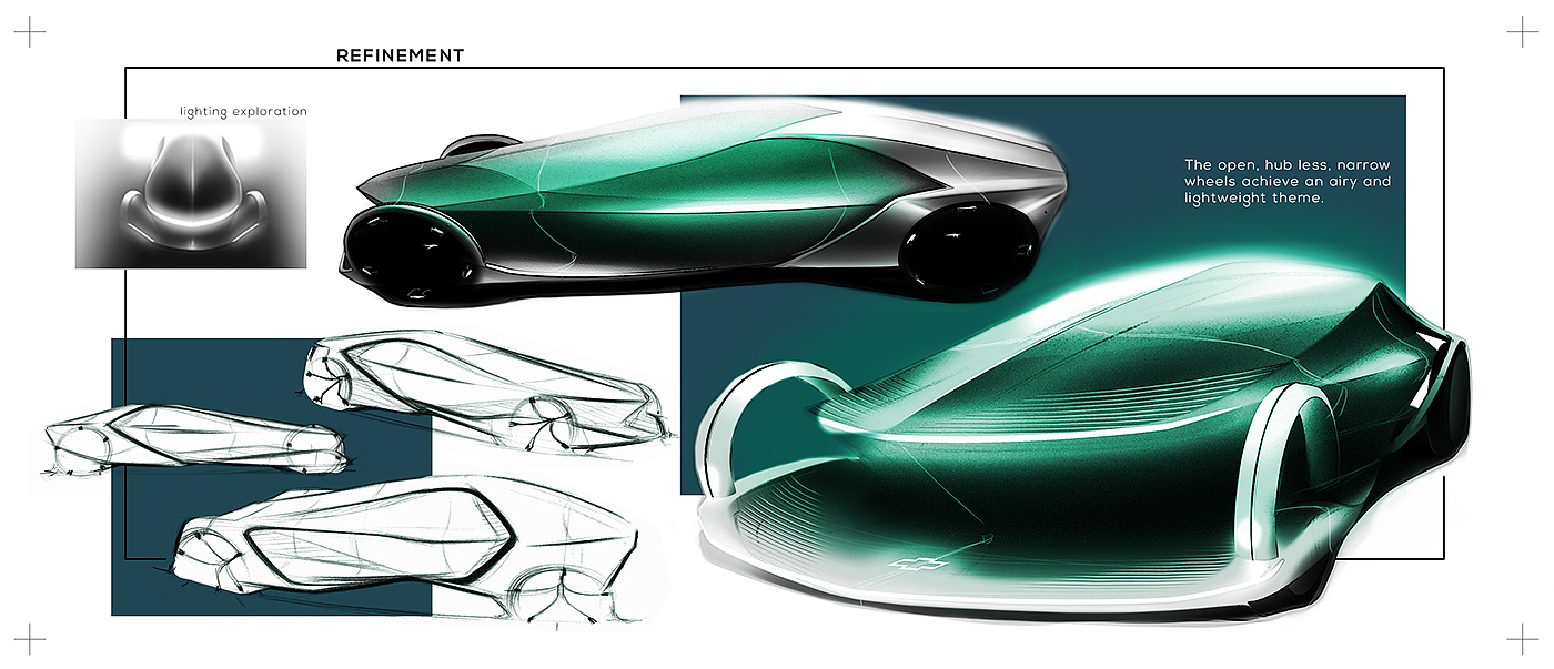 雪佛兰，自动化设计，概念设计，工业设计，交通工具，汽车，