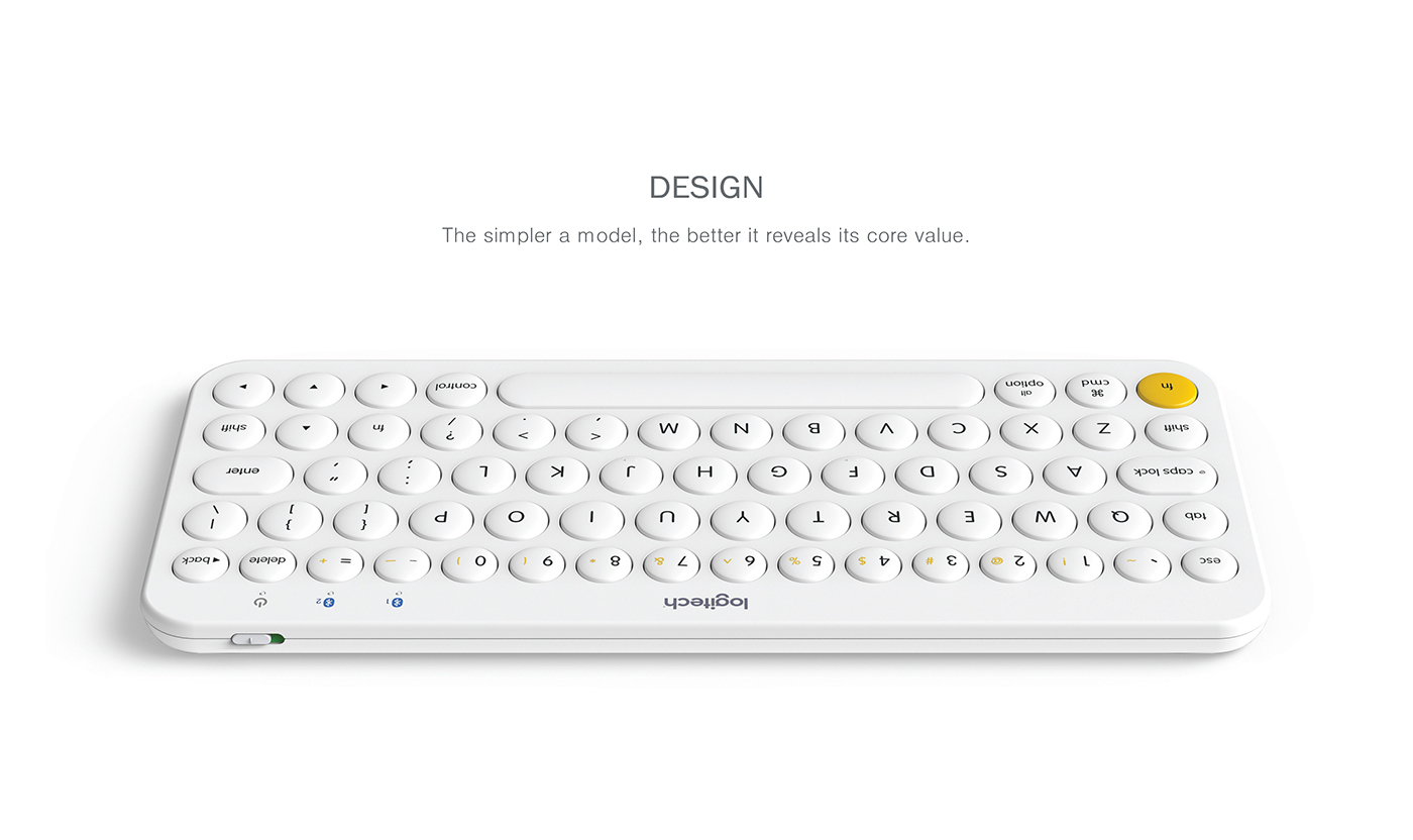 logitech，keyboard，Bluetooth，wireless，Circular keyboard，