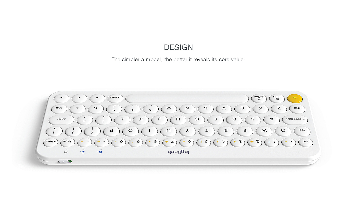 logitech，keyboard，Bluetooth，wireless，Circular keyboard，