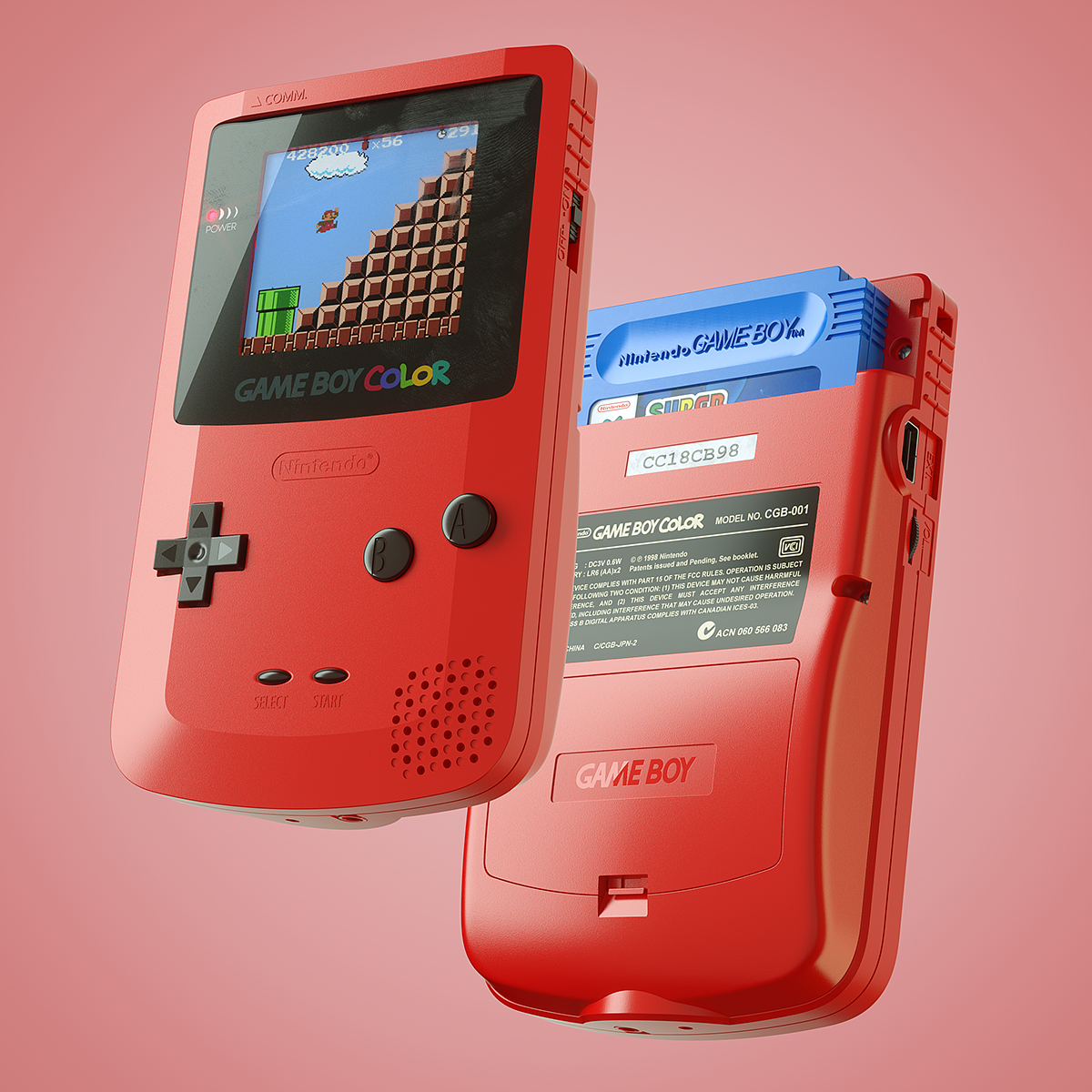 recreational machines，Render，GameBoy，Colin Charles，