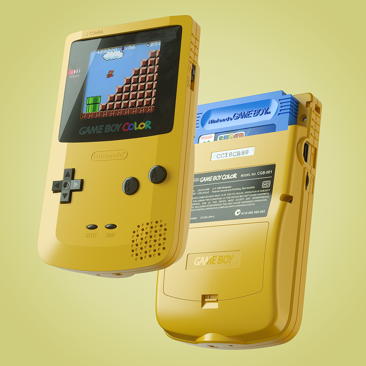 recreational machines，Render，GameBoy，Colin Charles，