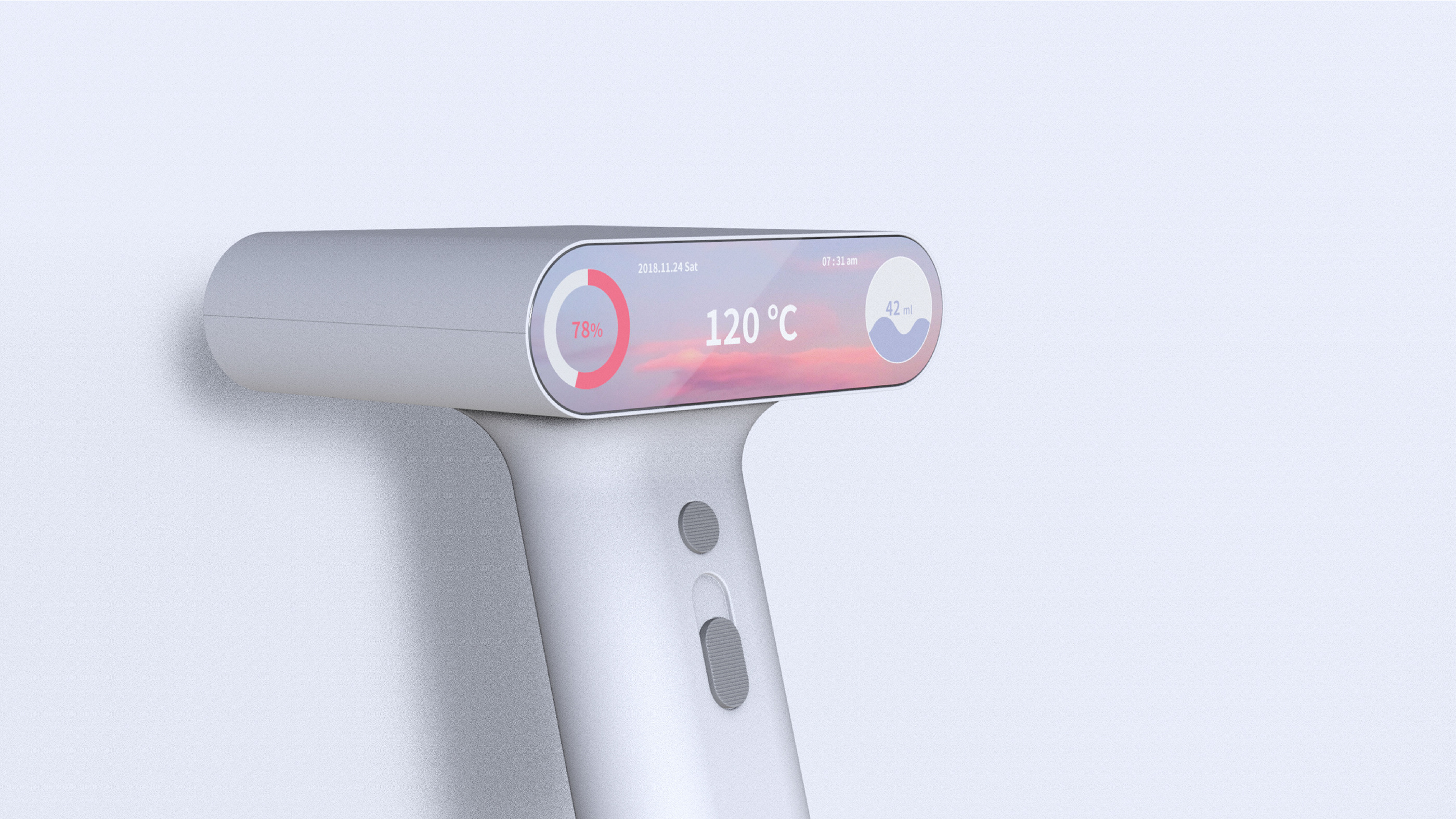 product design，conceptual design，Steam iron，Handheld，