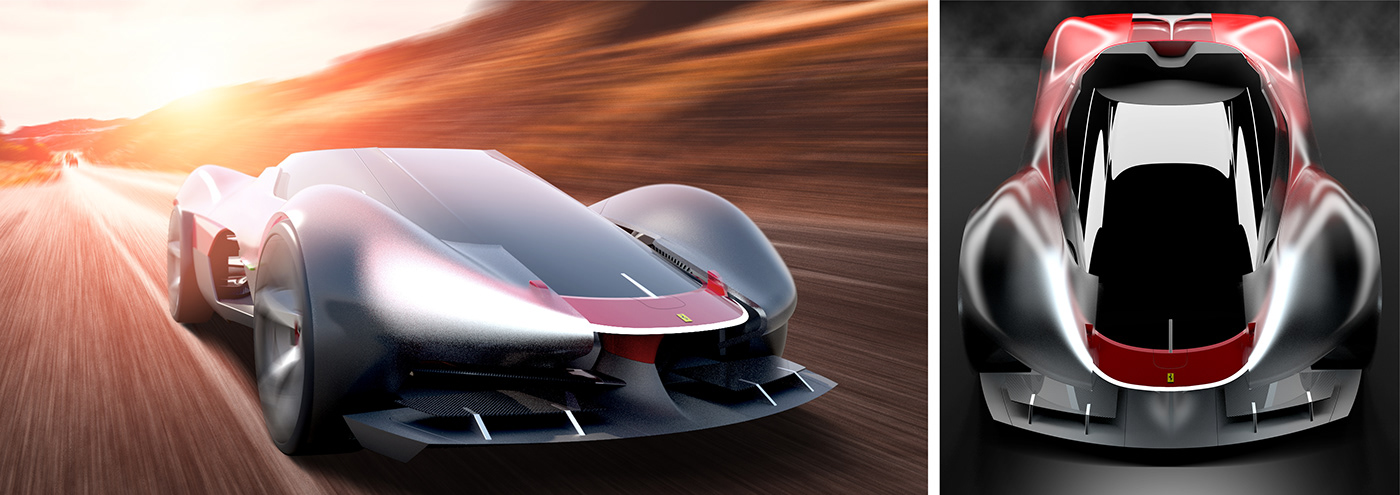 vehicle，traffic，ferrari，Ferrari，Yeongwon Yang，