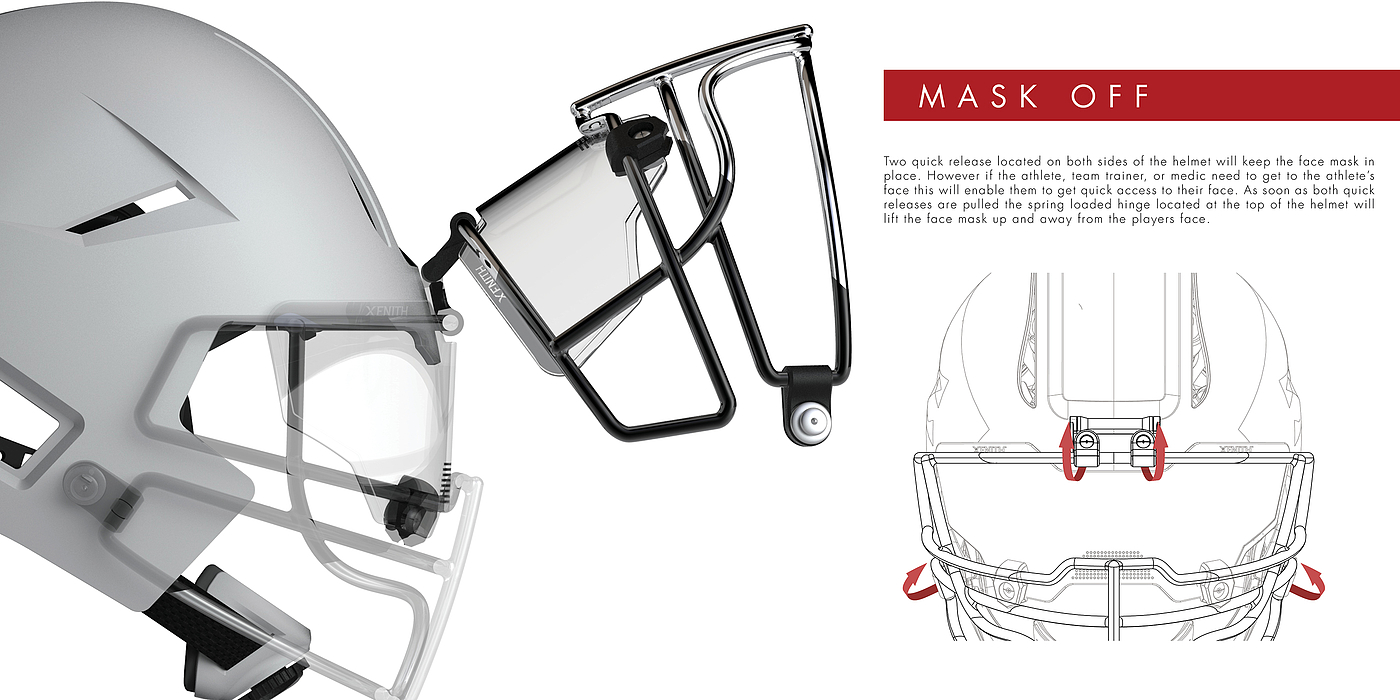 keyshot，product design，Football helmet，