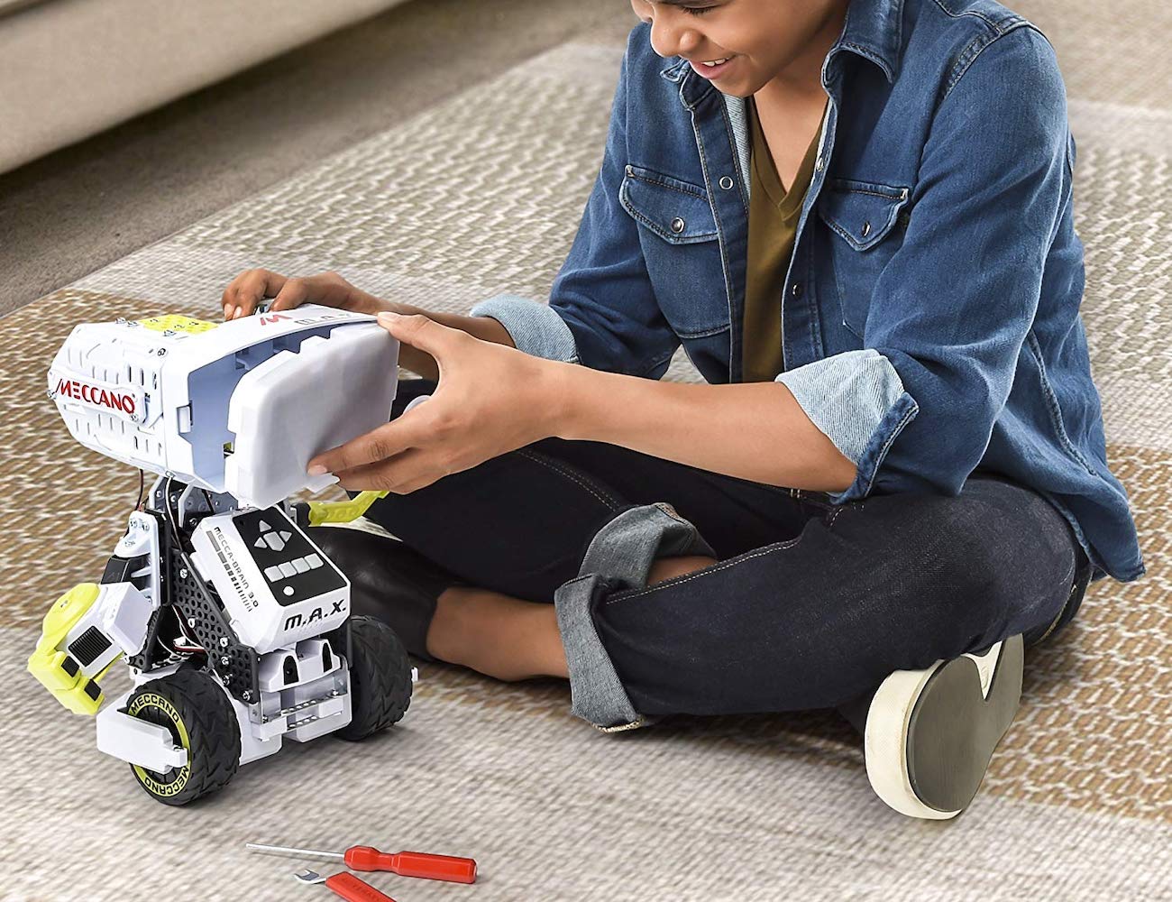 robot，programming，Meccano-Erector，intelligence，AI Smartbot，