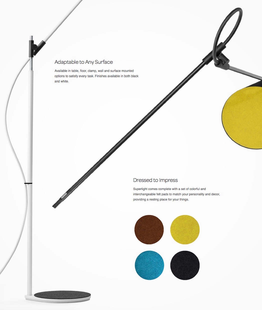 Superlight，Desk lamp，product design，Minimalist style，