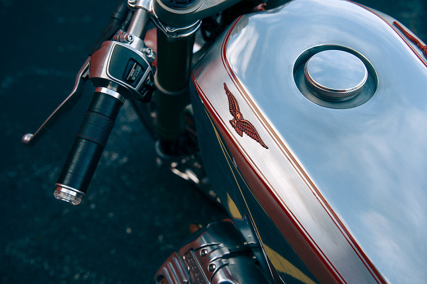 Moto Guzzi V9，引擎，摩托，酷，