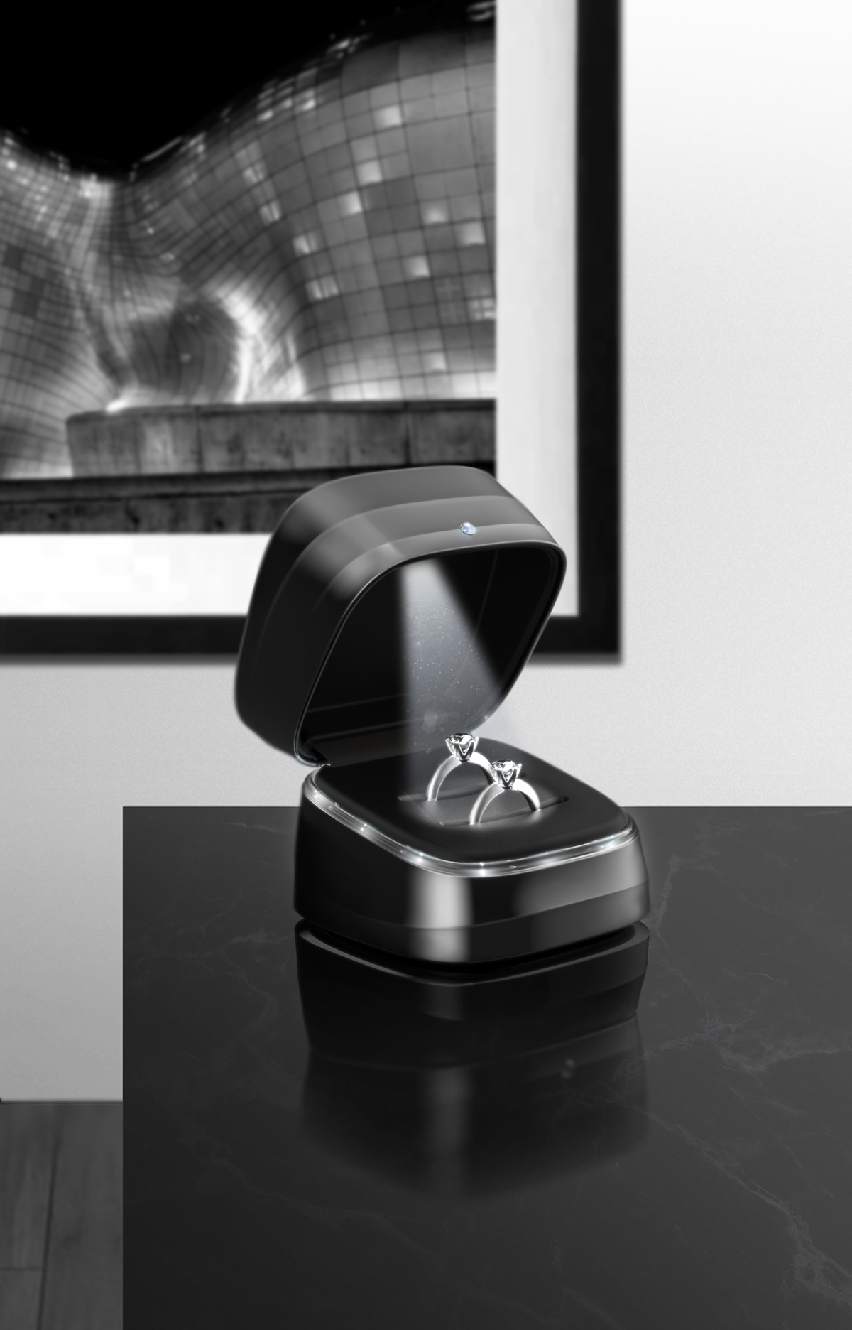 product design，Jewelry box，packing design，