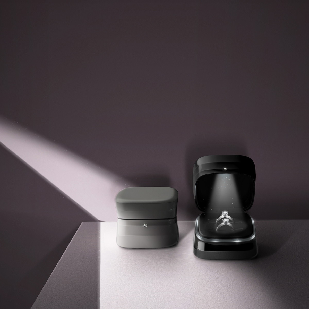 product design，Jewelry box，packing design，