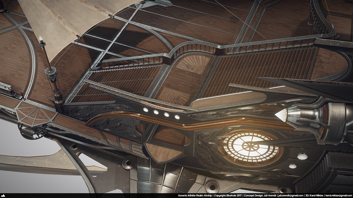 Game scene，conceptual design，vehicle，Dream airship，