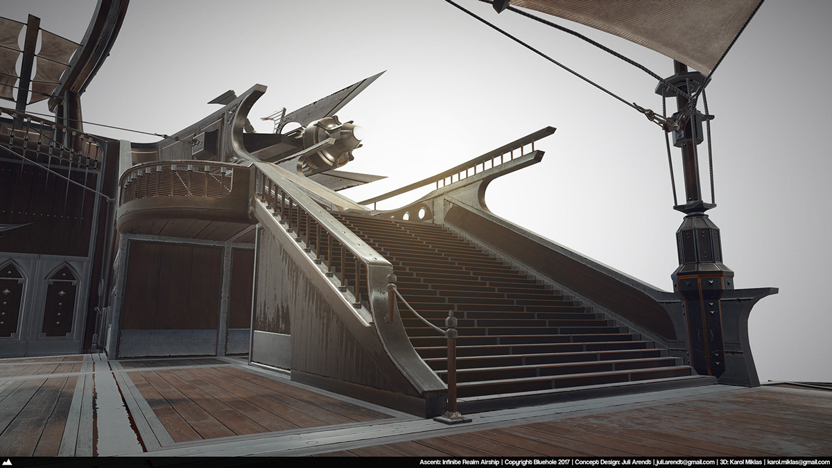 Game scene，conceptual design，vehicle，Dream airship，