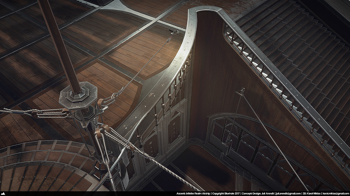 Game scene，conceptual design，vehicle，Dream airship，
