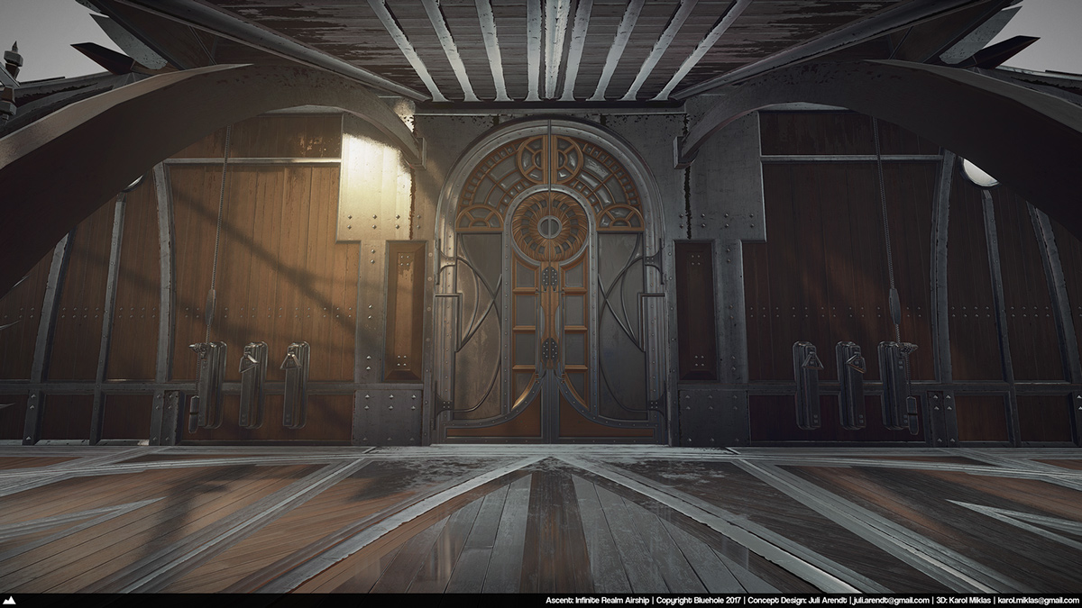 Game scene，conceptual design，vehicle，Dream airship，