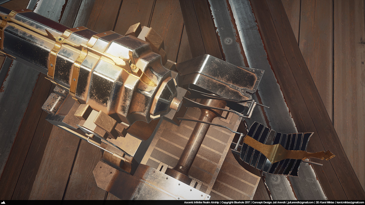 Game scene，conceptual design，vehicle，Dream airship，