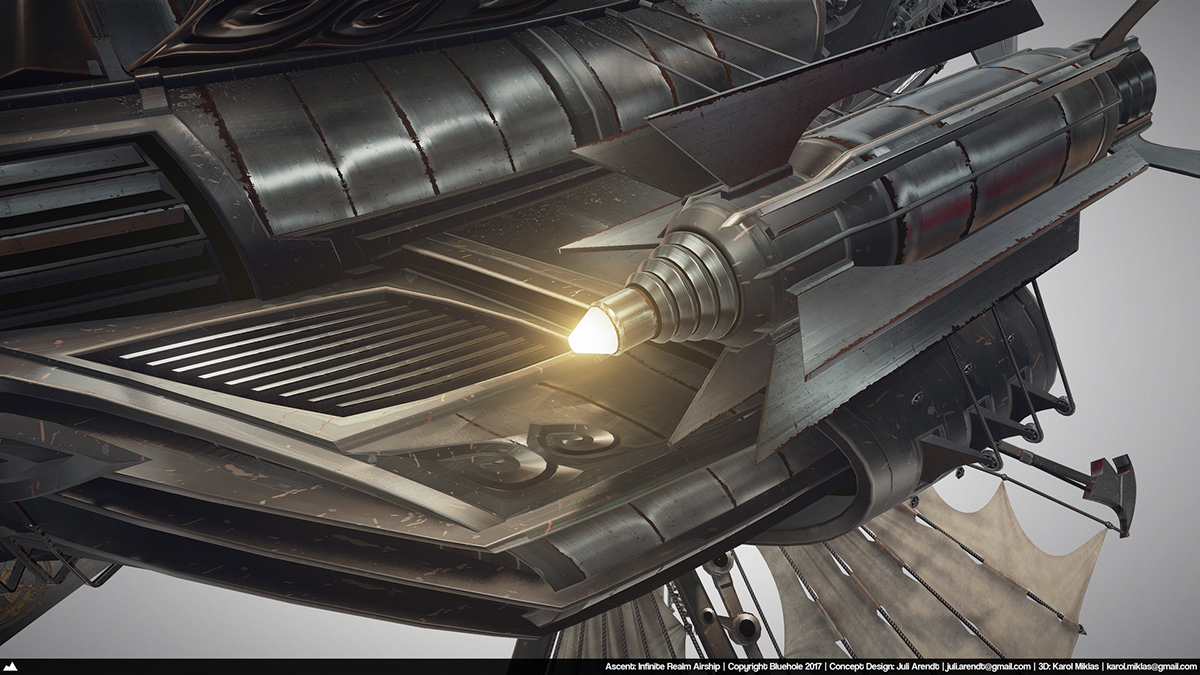 Game scene，conceptual design，vehicle，Dream airship，