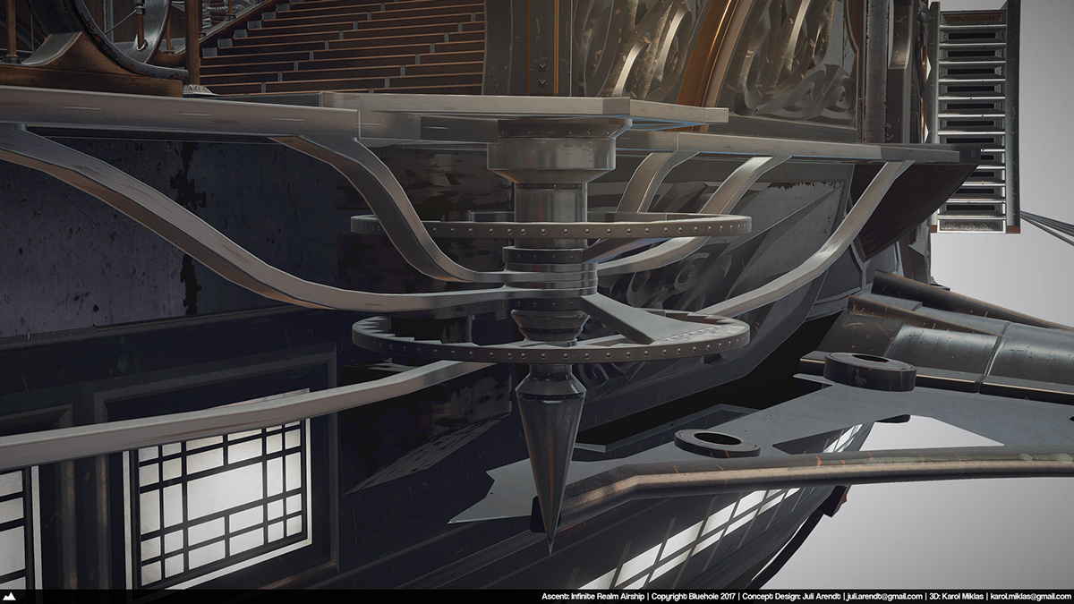 Game scene，conceptual design，vehicle，Dream airship，