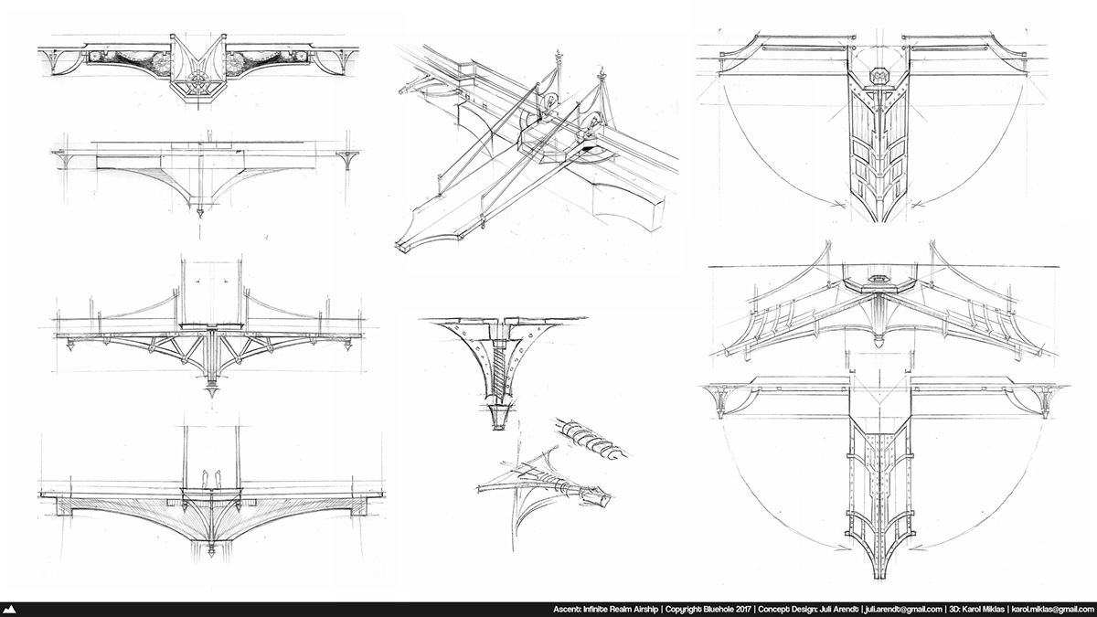 Game scene，conceptual design，vehicle，Dream airship，