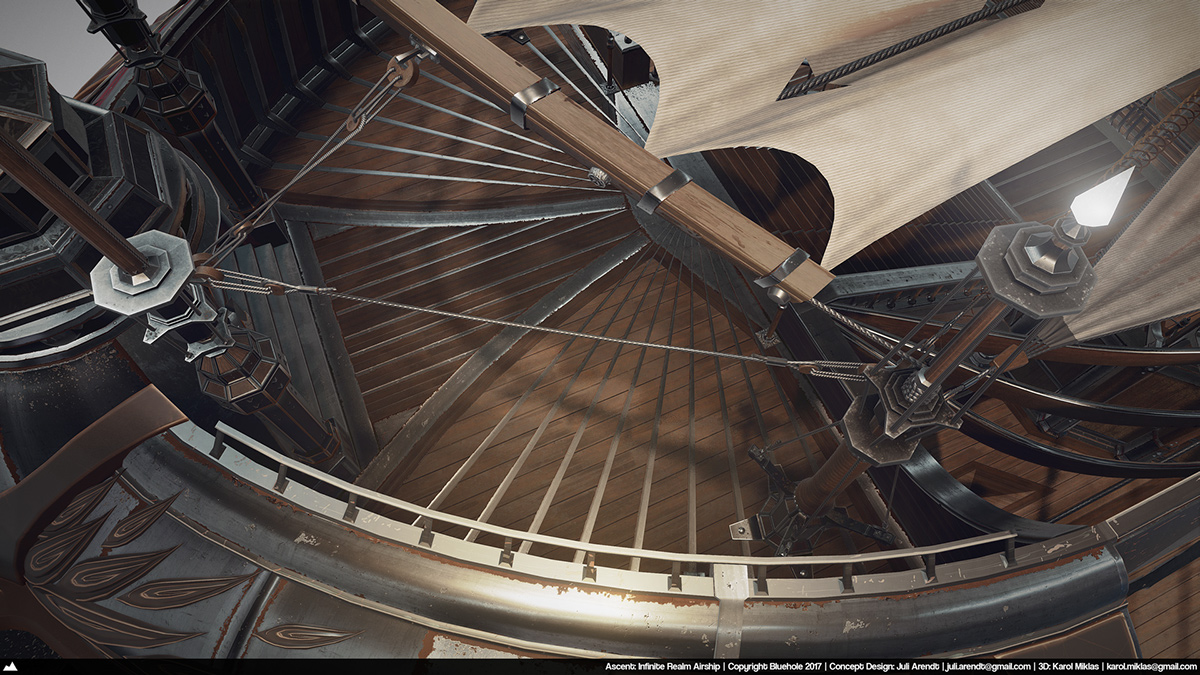 Game scene，conceptual design，vehicle，Dream airship，