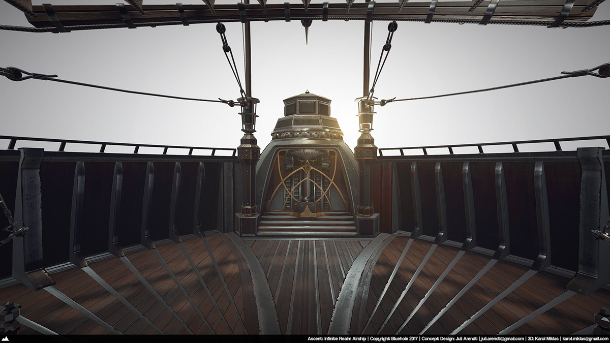 Game scene，conceptual design，vehicle，Dream airship，