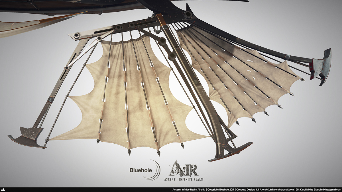 Game scene，conceptual design，vehicle，Dream airship，