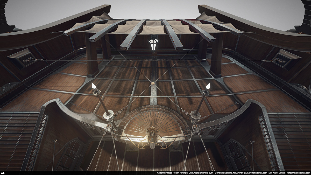 Game scene，conceptual design，vehicle，Dream airship，