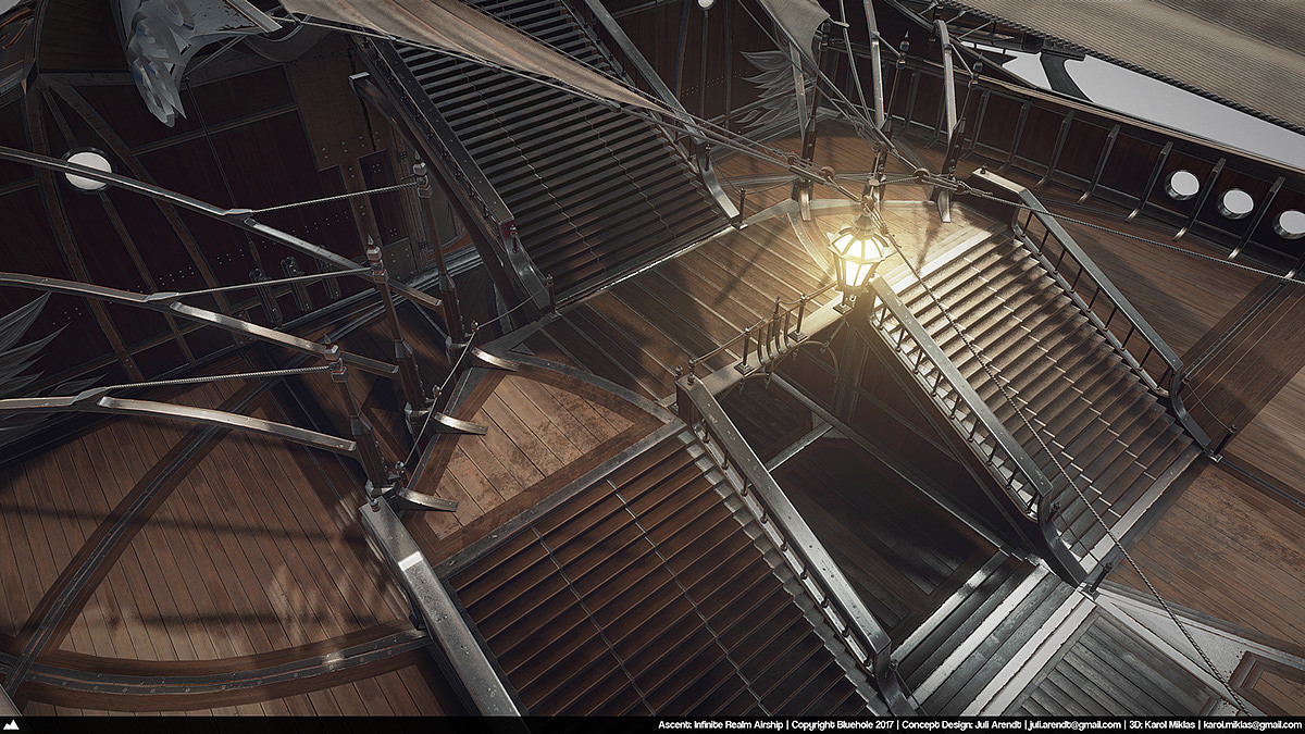 Game scene，conceptual design，vehicle，Dream airship，