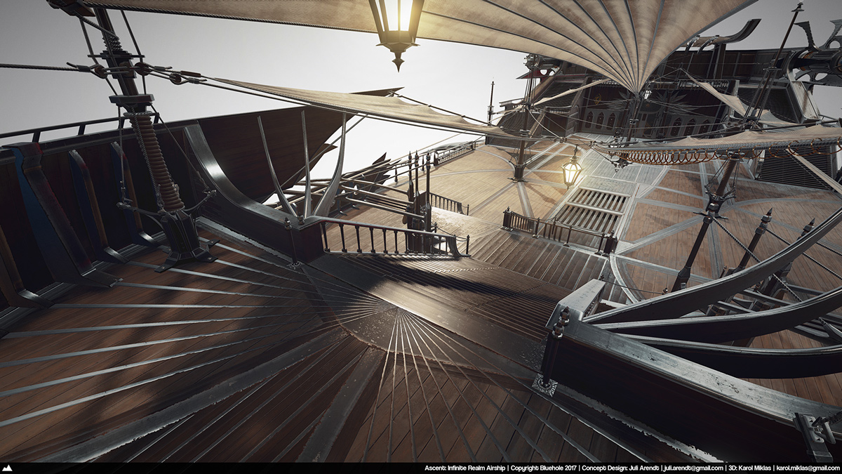 Game scene，conceptual design，vehicle，Dream airship，