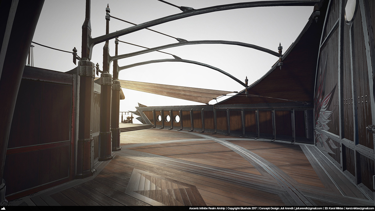 Game scene，conceptual design，vehicle，Dream airship，