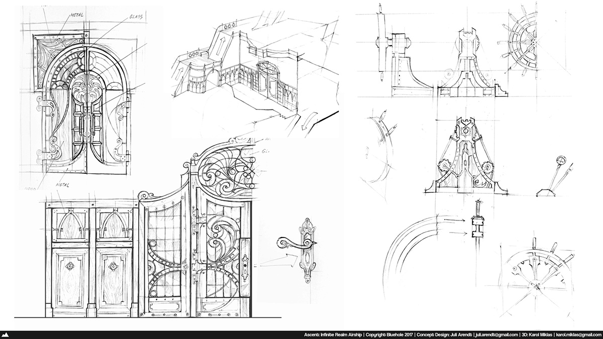 Game scene，conceptual design，vehicle，Dream airship，