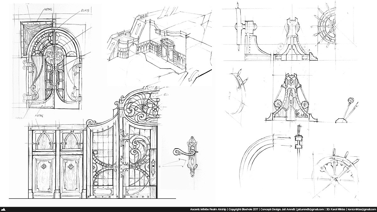 Game scene，conceptual design，vehicle，Dream airship，