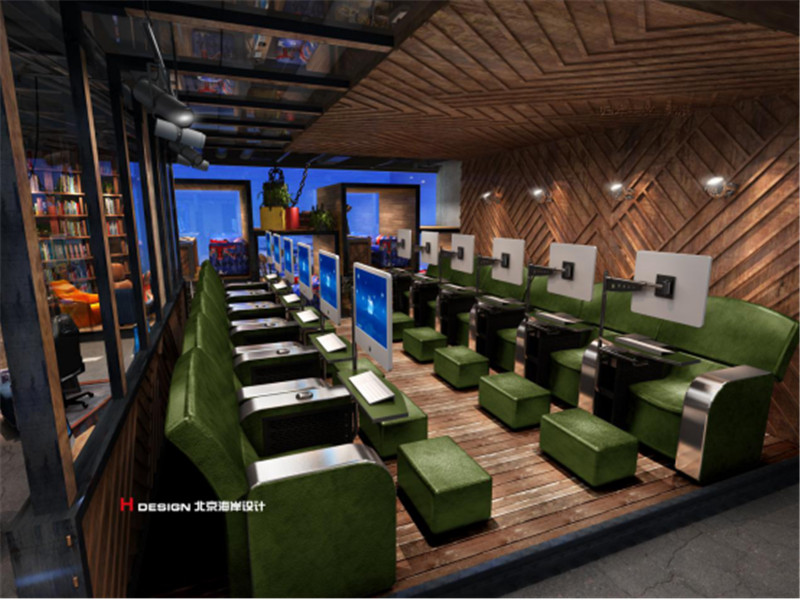 Internet cafe design，