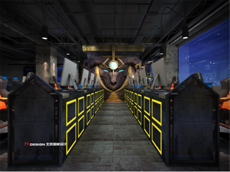 Internet cafe design，