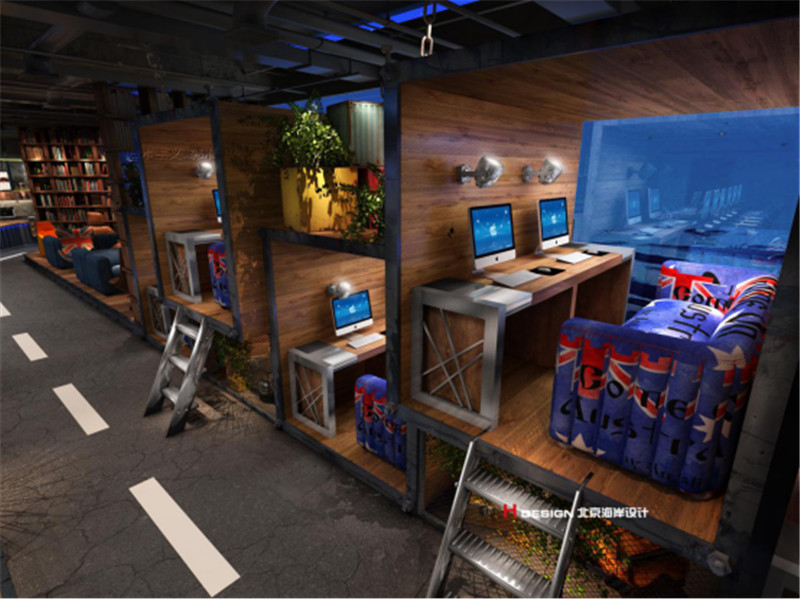 Internet cafe design，