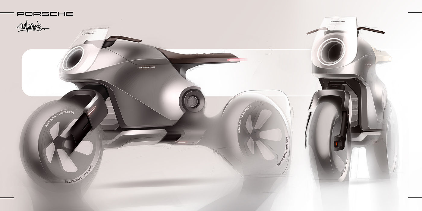 motorcycle，automobile，draft，Hand drawn，