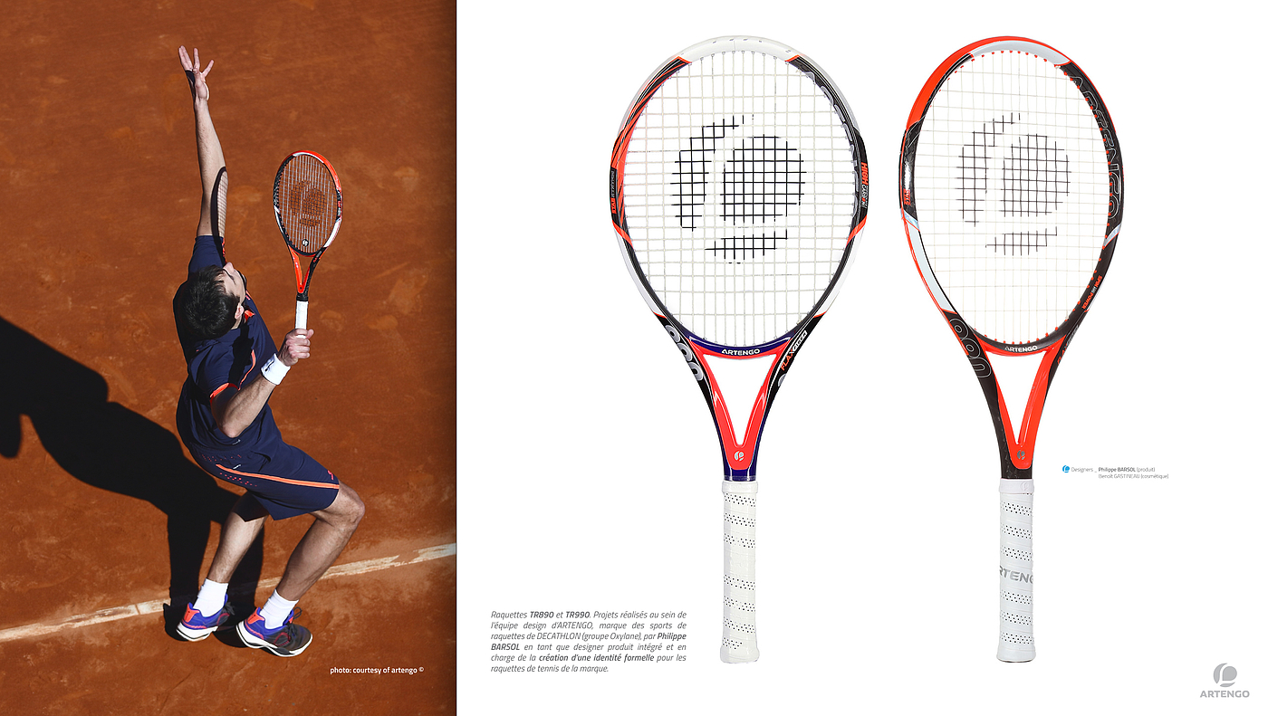 TR990，Color matching，Tennis racket，