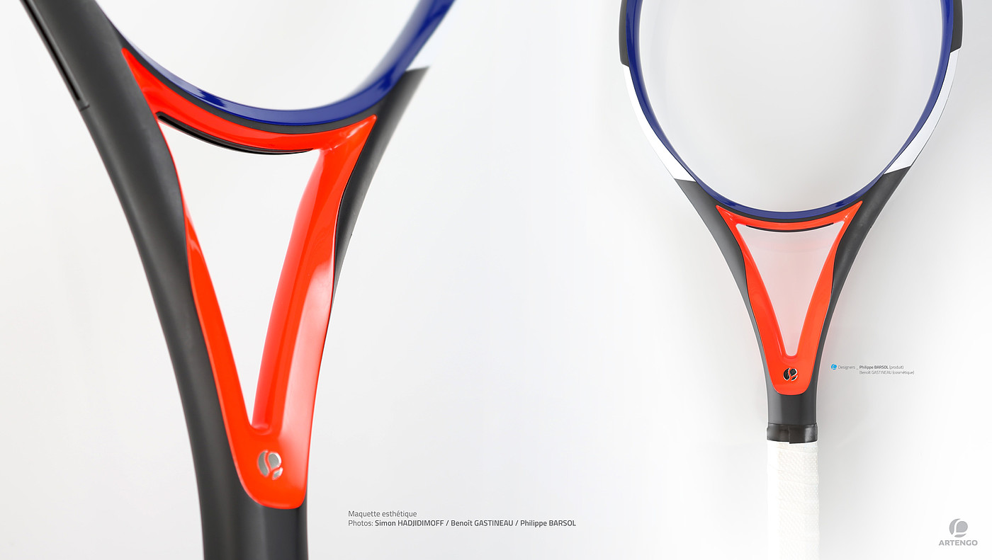 TR990，Color matching，Tennis racket，