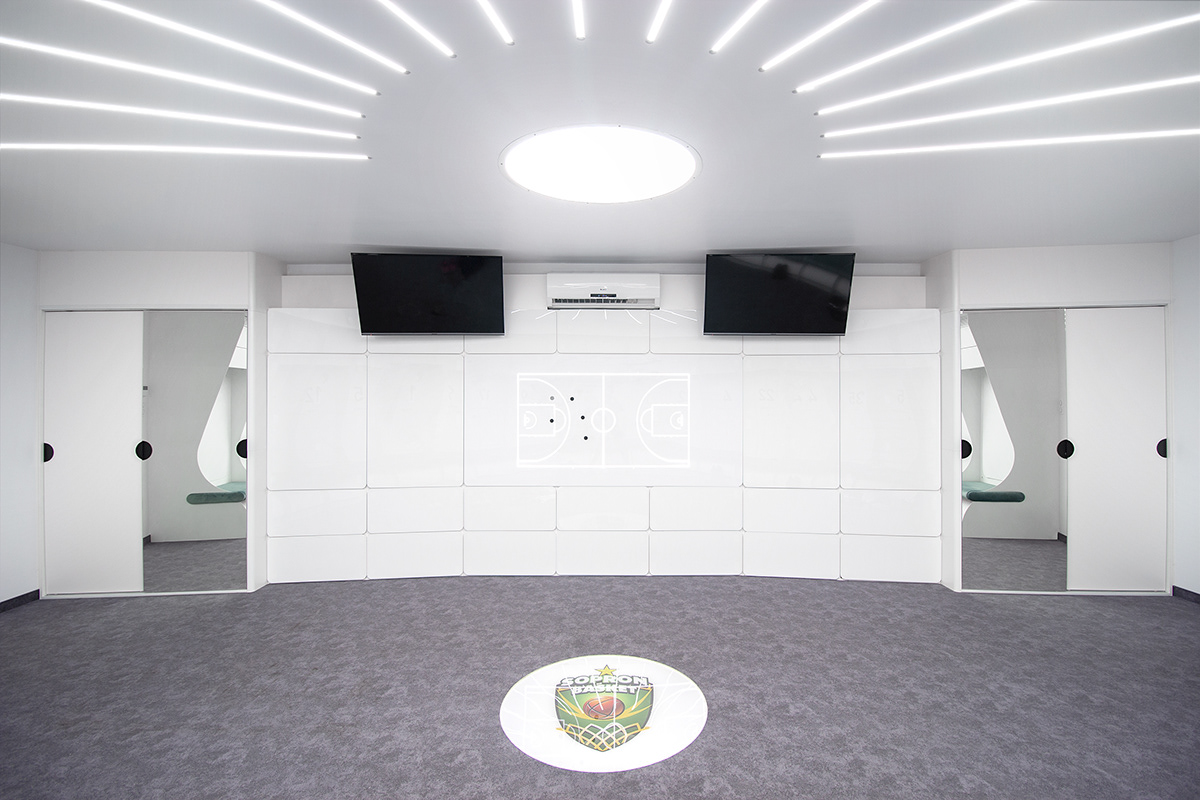 product design，Locker Room，Interior design，Sopron，