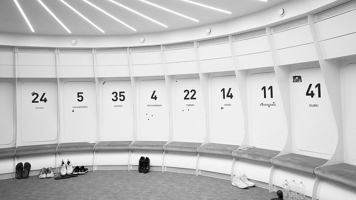 product design，Locker Room，Interior design，Sopron，