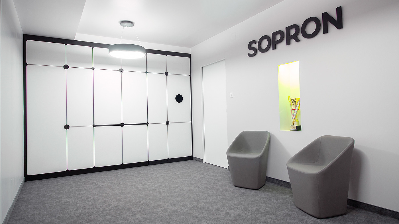 product design，Locker Room，Interior design，Sopron，