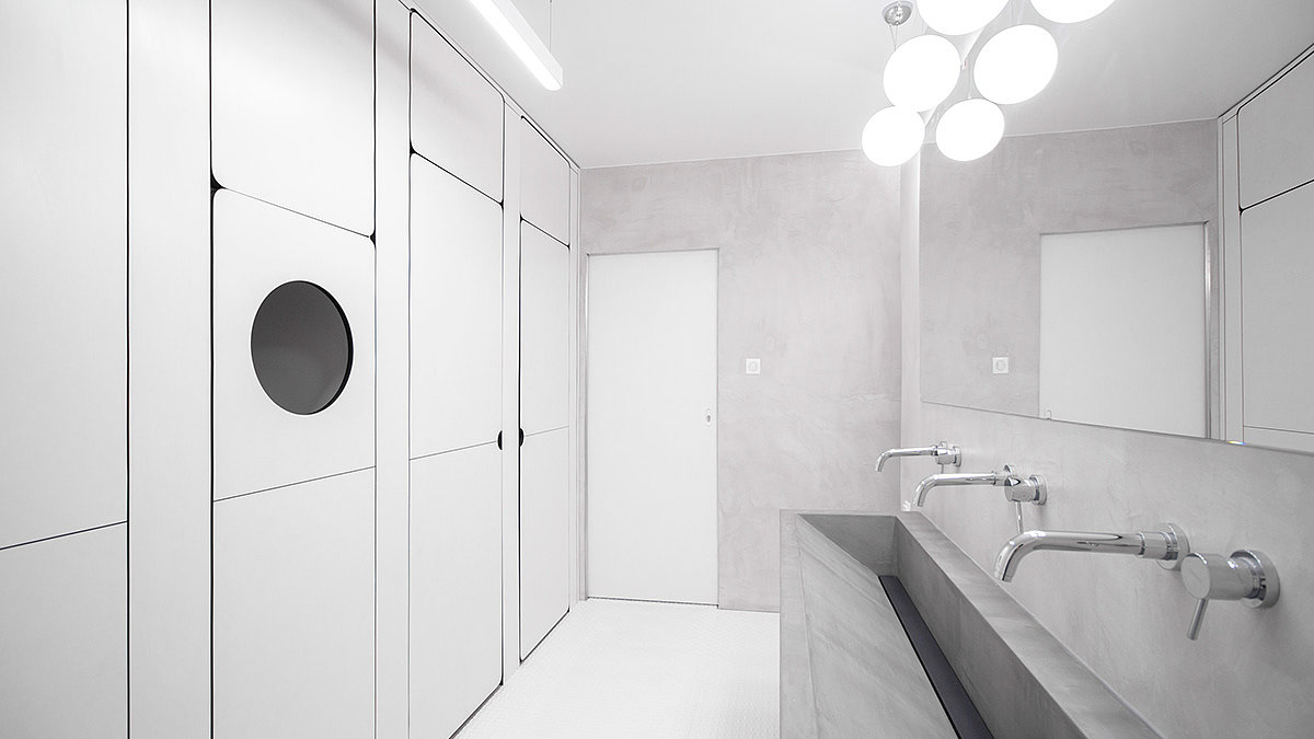 product design，Locker Room，Interior design，Sopron，
