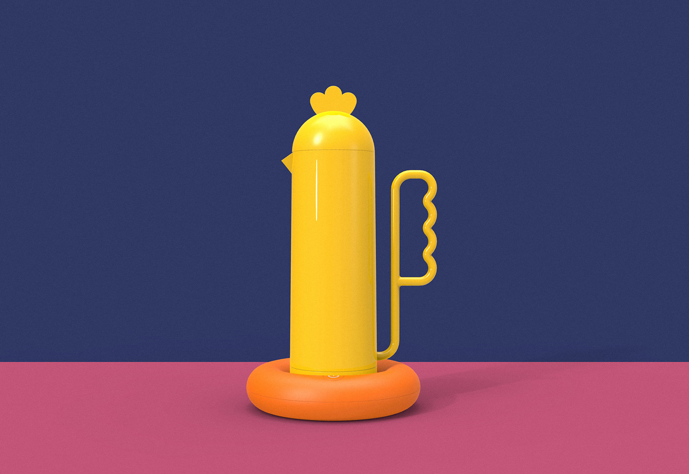 Home Furnishing，kitchen，Bird，chick，kettle，C-kettle，mmmdesign，