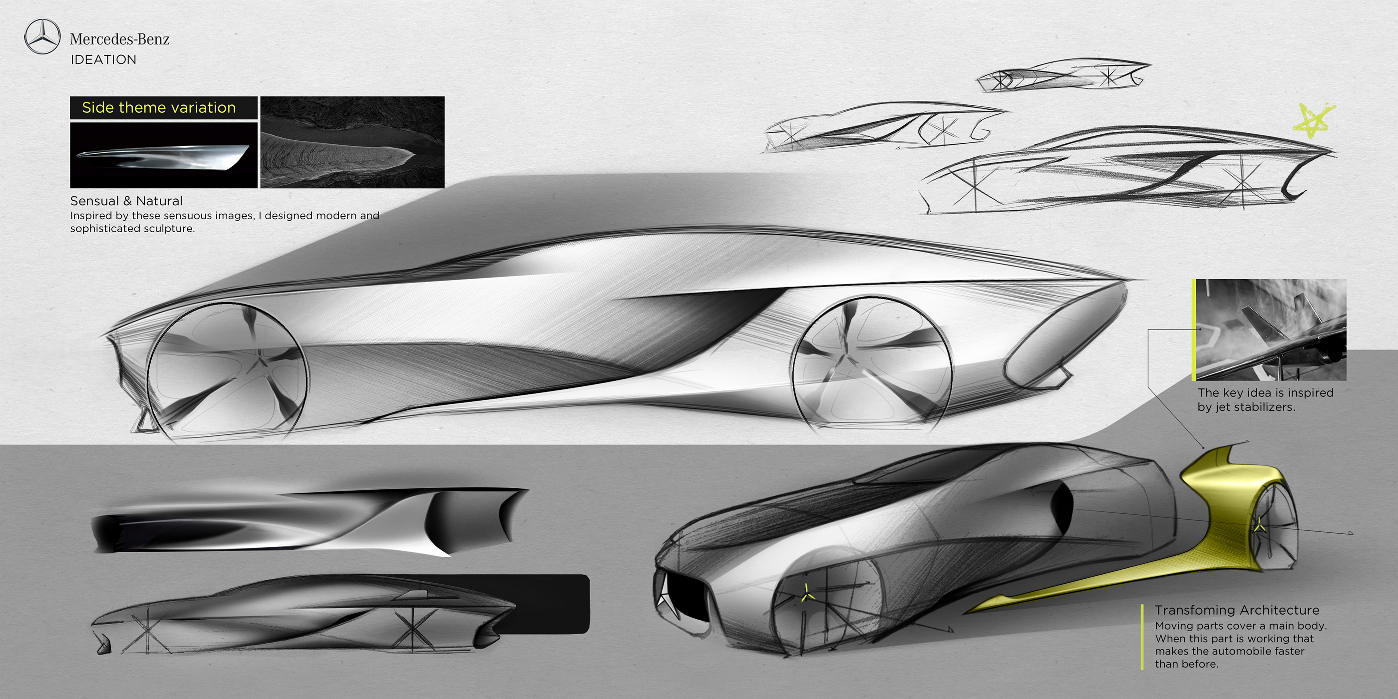 conceptual design，Benz，mercedes，Automobile design，